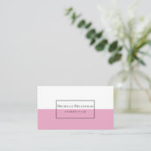 Minimalistische professionelle Visitenkarte (Stehend Vorderseite)