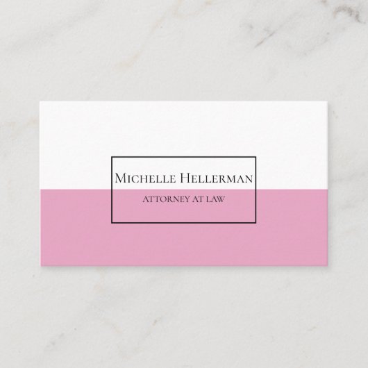 Minimalistische professionelle Visitenkarte (Vorderseite)