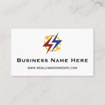Minimalistische professionelle Visitenkarte für El