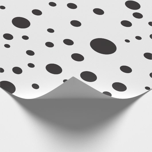 Minimalistische Punkte Geschenkpapier (Ecke)