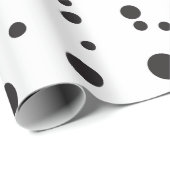 Minimalistische Punkte Geschenkpapier (Rolleneckpunkt)