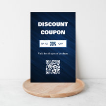 Minimalistische QR-Code-Diskontkarte