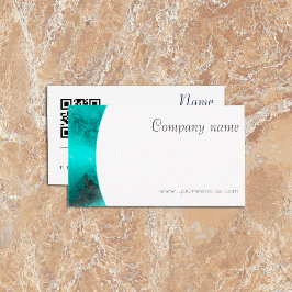 Minimalistische QR-Visitenkarte Visitenkarte