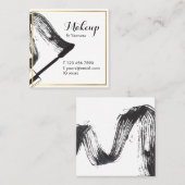 Minimalistische Quadratische Visitenkarte (Vorne/Hinten)