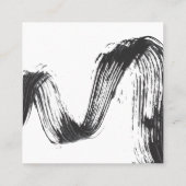 Minimalistische Quadratische Visitenkarte (Rückseite)