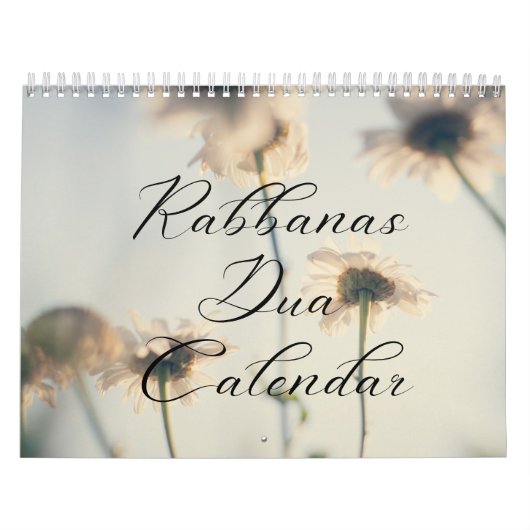 Minimalistische Rabbanas dua Kalender (Titelbild)