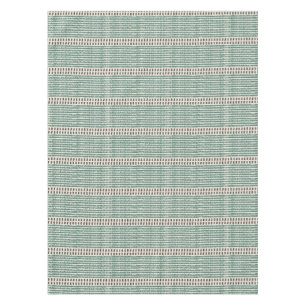 Minimalistische Raffia-Maschenlinien Striche gestr Tischdecke