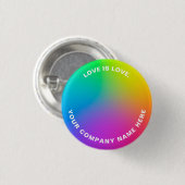 Minimalistische Rainbow-Farben für benutzerdefinie Button (Vorne & Hinten)