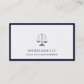Minimalistische Rechtsberatung Visitenkarte (Vorderseite)