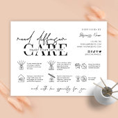 Minimalistische Reed Diffuser Care Instructions Ca Dankeskarte