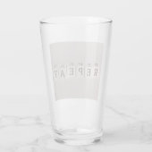 Minimalistische "Repeat" Whiskey Tumbler Modern &  (Rückseite)