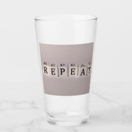 Minimalistische "Repeat" Whiskey Tumbler Modern & 