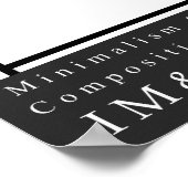 Minimalistische Replikation 2 Zusammensetzung 1 mi Poster (Ecke)