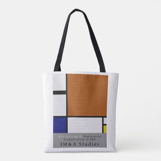 Minimalistische Replikationskomposition II BBY-Tas Tasche (Rückseite)