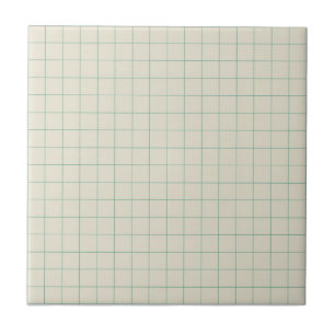 Minimalistische Retro-Retro-Version mit weißem und Fliese