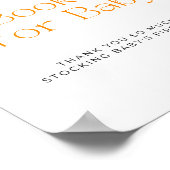 Minimalistische Retro-Sun-Bücher für Kinder Poster (Ecke)