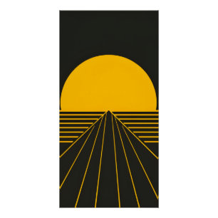 Minimalistische Retro-Wand Poster
