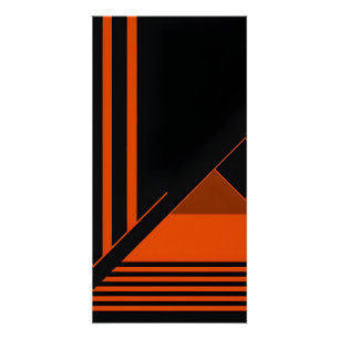 Minimalistische Retro-Wand Poster