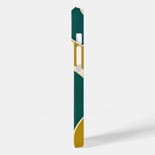 Minimalistische Retro Waves Case-Mate iPhone Case (Rückseite / Links)