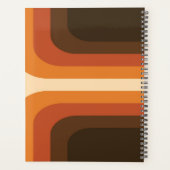 Minimalistische Retrostreifen Planer (Rückseite)