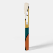 Minimalistische Retrowellen Case-Mate iPhone Hülle (Rückseite / Links)