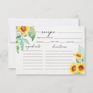 Minimalistische Rezeptur für Sonnenblumen