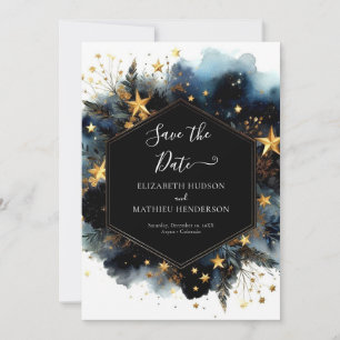 Minimalistische romanische Hochzeit Save The Date