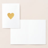 Minimalistische romantische Liebe Folienkarte (Anzeige)