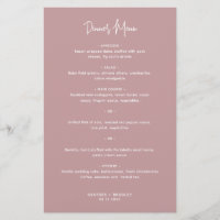 Minimalistische rosa Moderne Hochzeitskarte