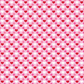 Minimalistische rosa und rote Herzen Personalisier Schürze
