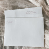 Minimalistische Rose Gold Brautparty