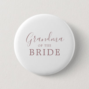 Minimalistische Rose Gold Bridge Grandma Brautpart Button