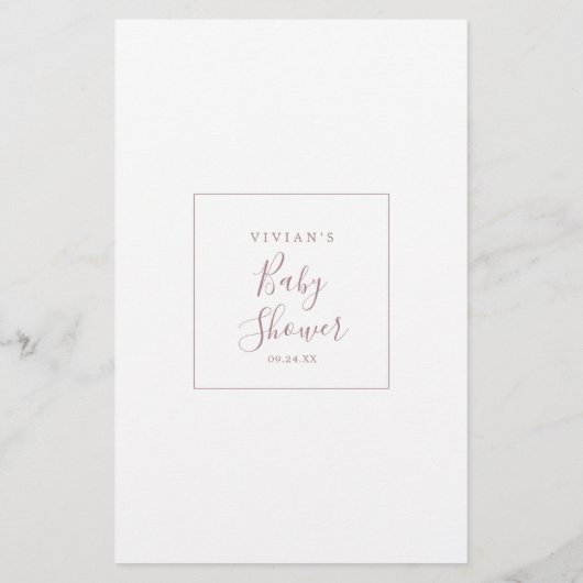 Minimalistische Rose Gold schätzen das richtige Pr (Rückseite)