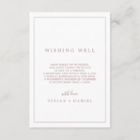 Minimalistische Rose Gold Typografie wünscht Well-