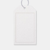 Minimalistische Rose Gold Vielen Dank für Ihr Inte Geschenkanhänger (Rückseite)