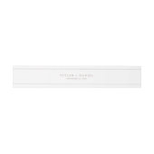 Minimalistische Rose Gold Wedding Bly Band (Flach)