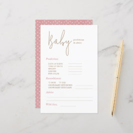 Minimalistische Rose Vorhersagen & Ratschläge Kind