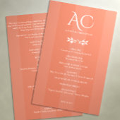 Minimalistische Rote Hochzeit mit Streifen aus Kup Programm