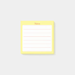 Minimalistische rote Linde Post-it Klebezettel