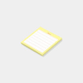 Minimalistische rote Linde Post-it Klebezettel (angewinkelt)