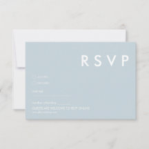 Minimalistische RSVP-Karten für Hochzeiten