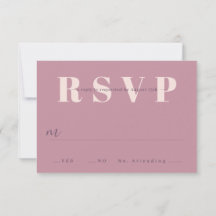 Minimalistische RSVP-Karten für Hochzeiten