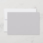 Minimalistische RSVP-Karten für Hochzeiten Einladung (Vorderseite)