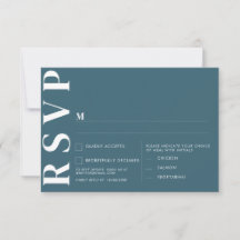 Minimalistische RSVP-Karten für Hochzeiten