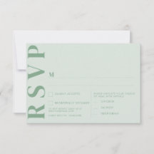 Minimalistische RSVP-Karten für Hochzeiten