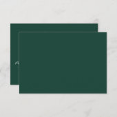 Minimalistische RSVP-Karten für Hochzeiten Einladung (Vorne/Hinten)