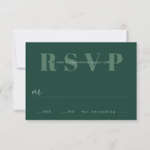 Minimalistische RSVP-Karten für Hochzeiten