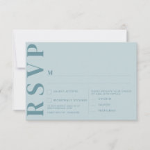 Minimalistische RSVP-Karten für Hochzeiten