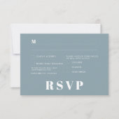 Minimalistische RSVP-Karten für Hochzeiten Einladung (Vorderseite)