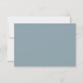Minimalistische RSVP-Karten für Hochzeiten Einladung (Rückseite)